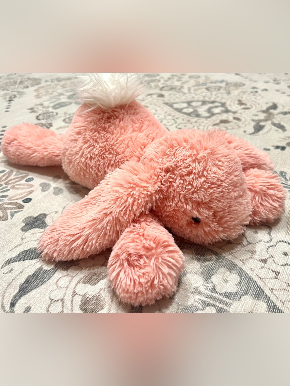 Jellycat Apricot Smudge Bunny Medium Excellent Condition Retired Collectible - Picture 9 of 16